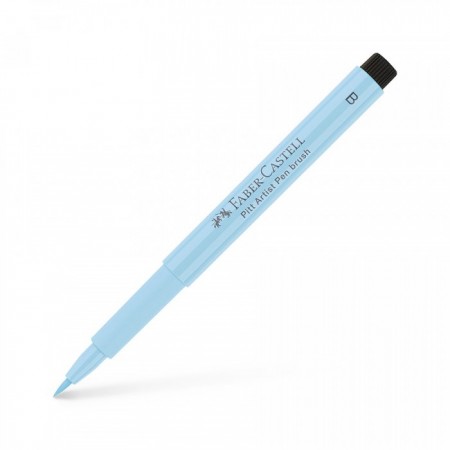 India ink Pitt Artist pen Brush ice blue